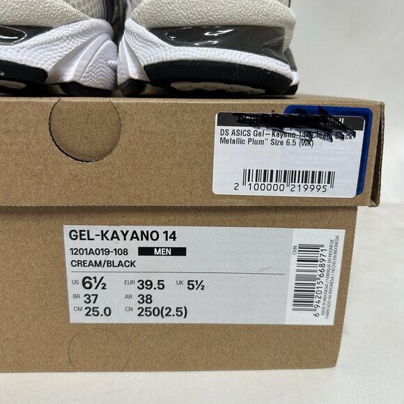 ASICS Gel-Kayano 14 “Cream Black Metallic Plum” 2024 - Picture 5 of 5